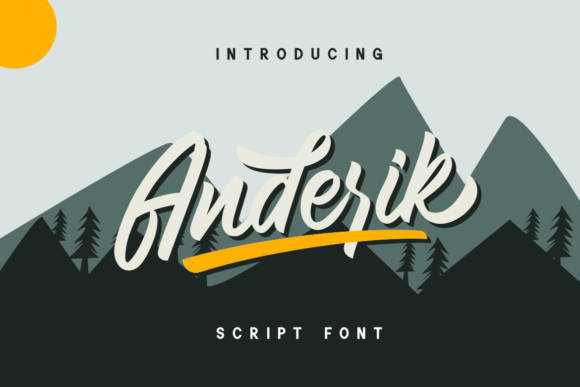 Anderik Font: A Joyful Script for Digital Branding