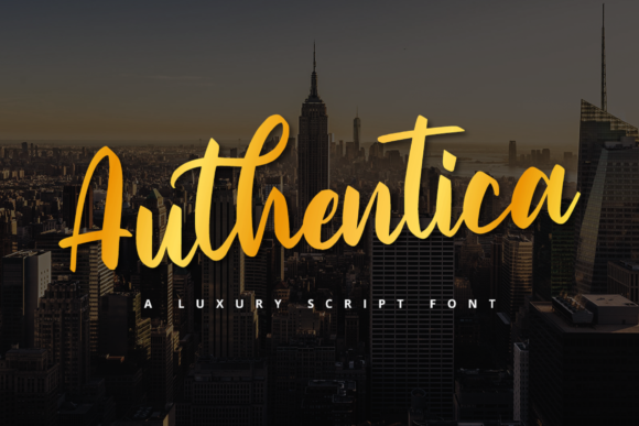 Authentica: A Handwritten Typeface for Editorial Elegance