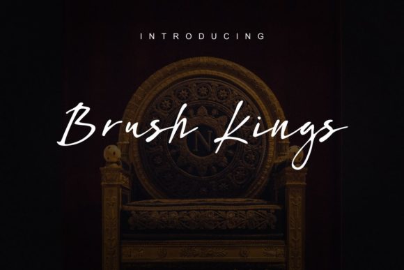 Brush Kings: A Script Font for Creative Branding