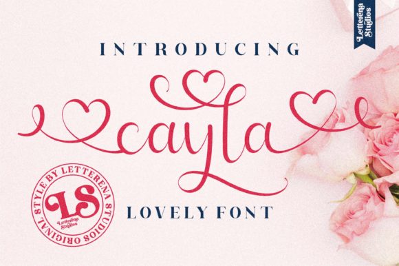 Cayla: A Handwritten Font for Web Design