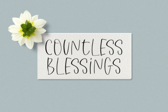 Countless Blessings: A Typeface That Elevates Your Campaign