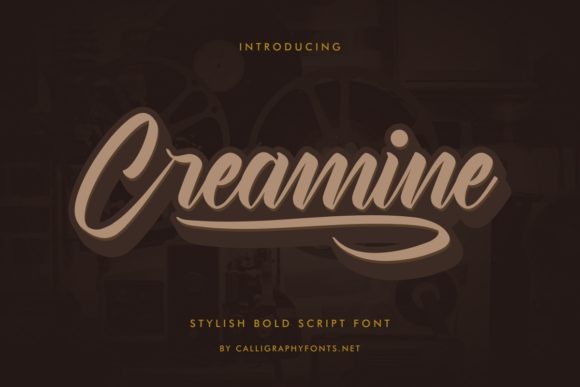 Creamine Font: A Handwritten Typeface That Elevates Branding for Small Businesses