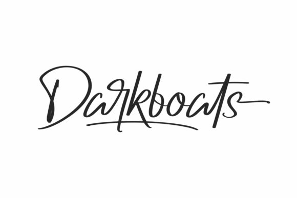 Darkboats: A Sophisticated Script Font for Editorial Design