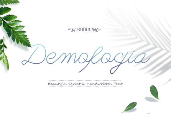 Demofogia: A Script Font with Bold Personality