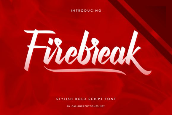Firebreak Font: A Stylish Handwritten Typeface for Branding Projects
