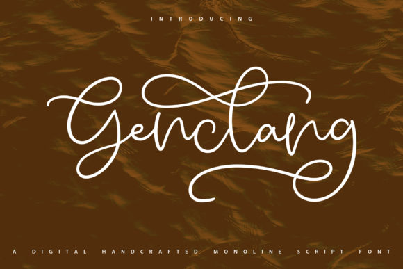 Genclang: A Handwritten Font for Creative Makers
