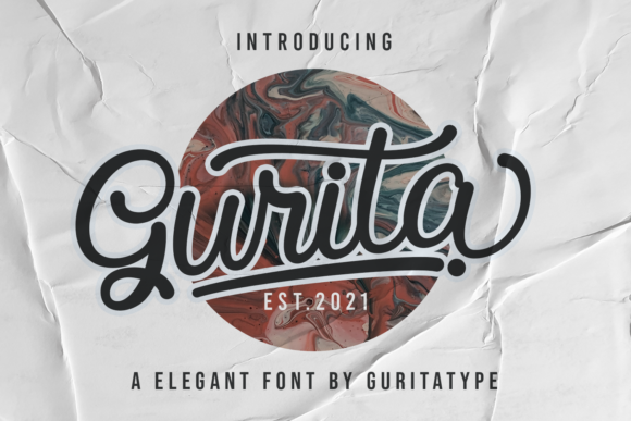 Gurita: A Handwritten Font for Creative Projects