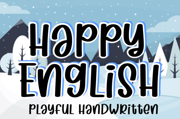 Happy English Font: A Playful Typeface for Digital Branding