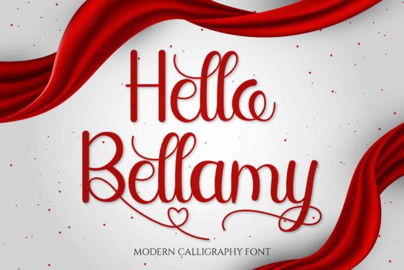 Hello Bellamy: A Script Font for Editorial Elegance