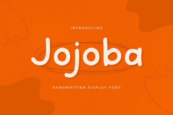 Jojoba Font: Bold & Cute Handwritten Style