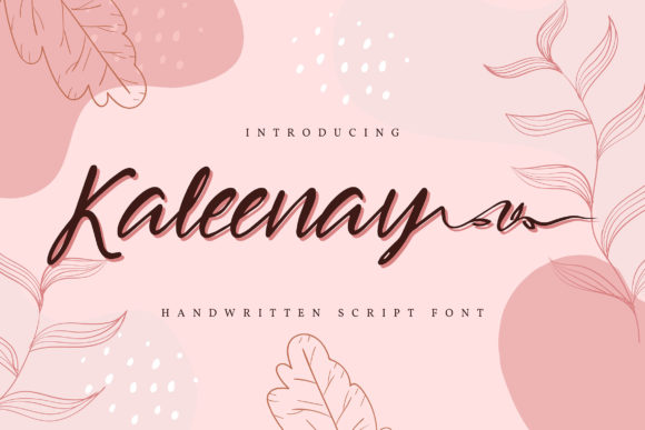 Kaleenay: The Script Font That Elevates Your Campaign’s Message
