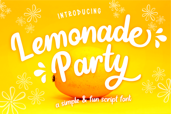 Lemonade Party Font for Creative Projects