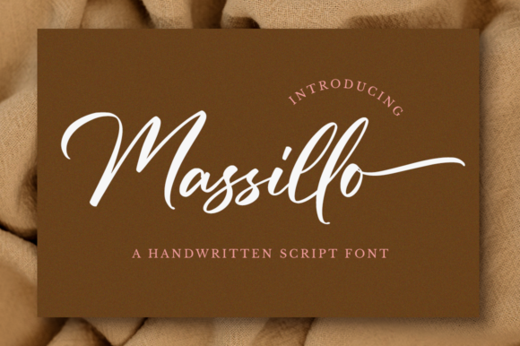 Massillo: A Premium Handwritten Font for Polished Branding