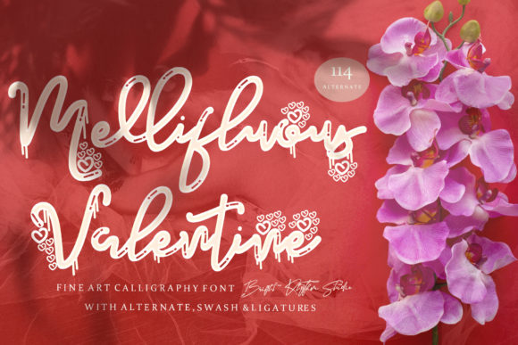 Mellifluous Valentine: A Premium Font for Polished Branding