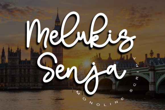 Melukis Senja: A Script Font That Brings Craft Projects to Life