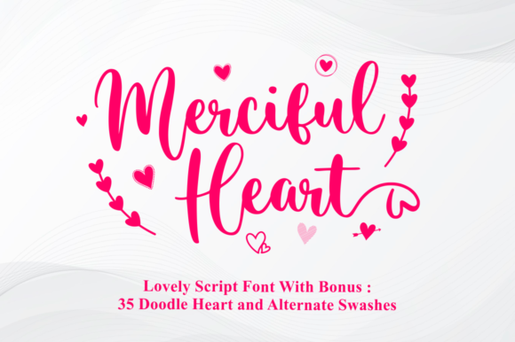 Merciful Heart: A Premium Script Font for Impactful Campaigns