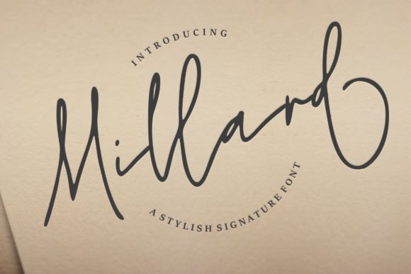 Millard: A Timeless Handwritten Font