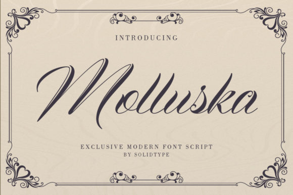 Molluska: A Delicate Handwritten Font