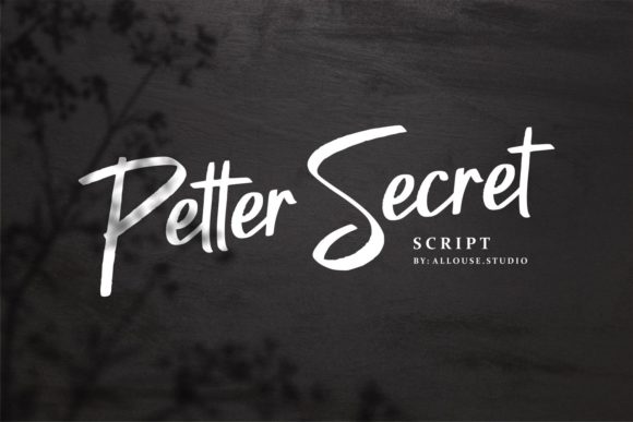 Petter Secret: A Sweet Script Font