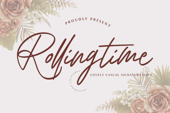 Rolling Time Font: Elevate Your Web Typography with Modern Script