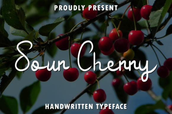 Sour Cherry Font for Business