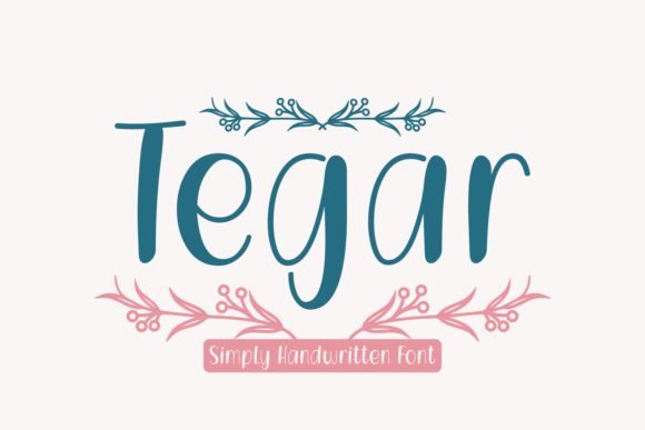 Tegar Font: A Handwritten Typeface for Timeless Branding