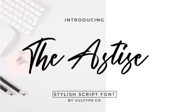 The Astise: A Handwritten Typeface That Elevates Branding
