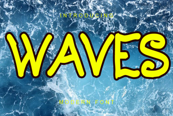 Waves: A Cute Handwritten Font