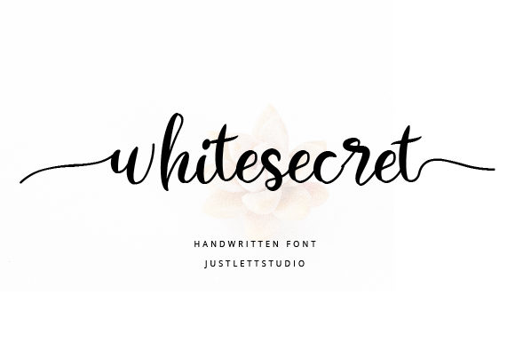 Whitesecret: A Handwritten Font for Impactful Design