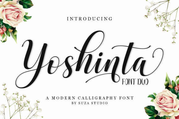 Yoshinta Font: A Romantic Script for Digital Designers